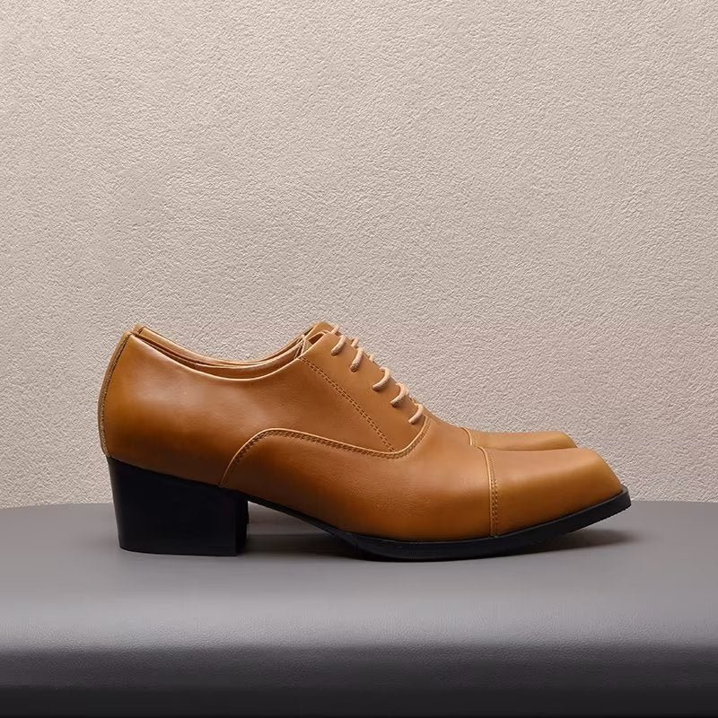 Formele Herenschoenen Leren Oxford-kledingschoenen - Koffie