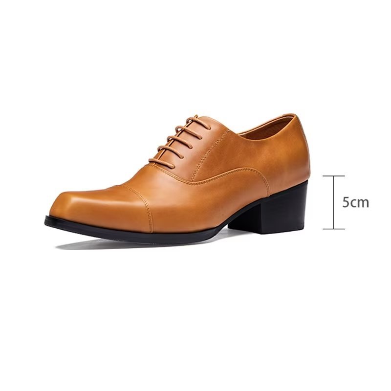 Formele Herenschoenen Leren Oxford-kledingschoenen - Koffie