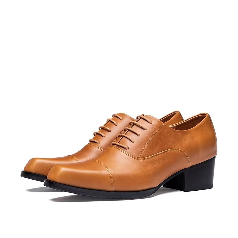 Formele Herenschoenen Leren Oxford-kledingschoenen - Koffie