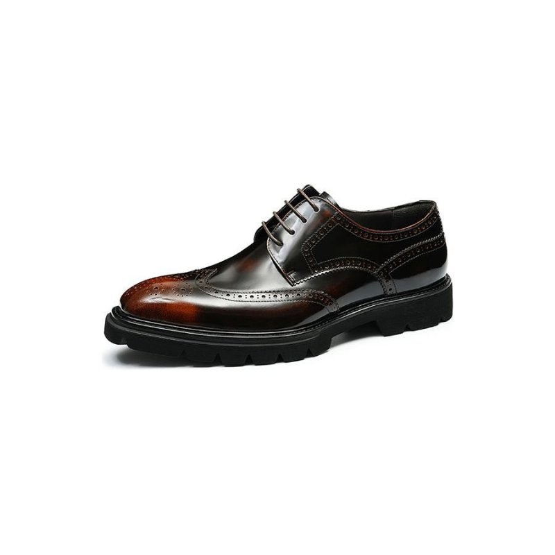 Formele Herenschoenen Luxe Brogue Oxford-schoenen - Koffie