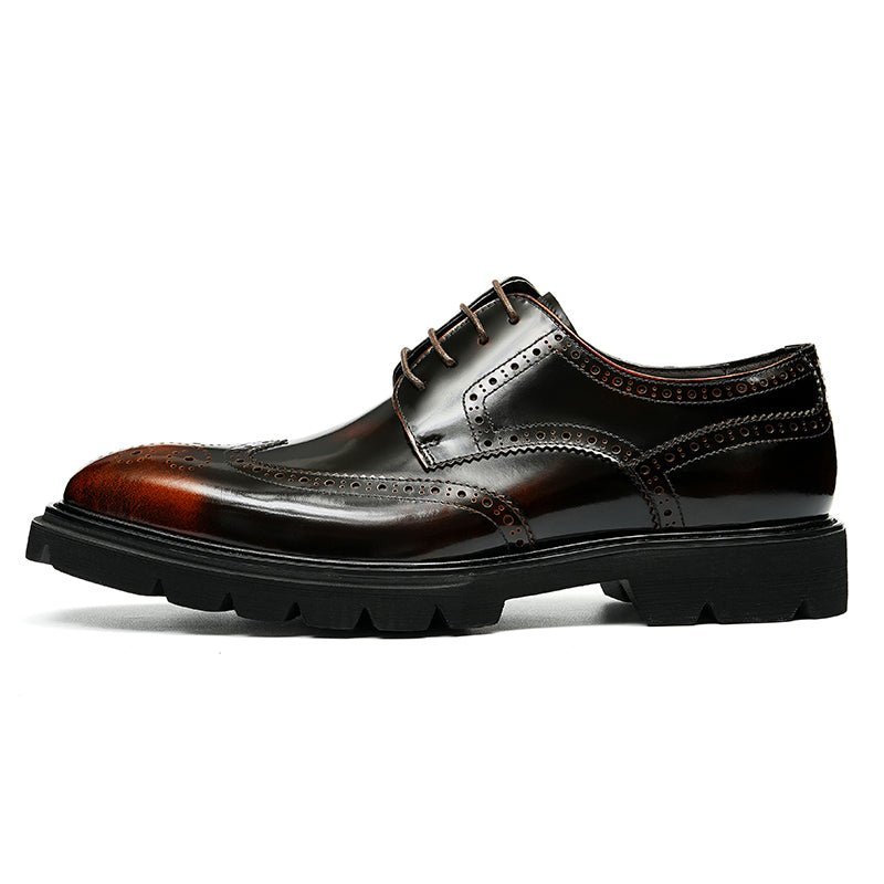 Formele Herenschoenen Luxe Brogue Oxford-schoenen - Koffie