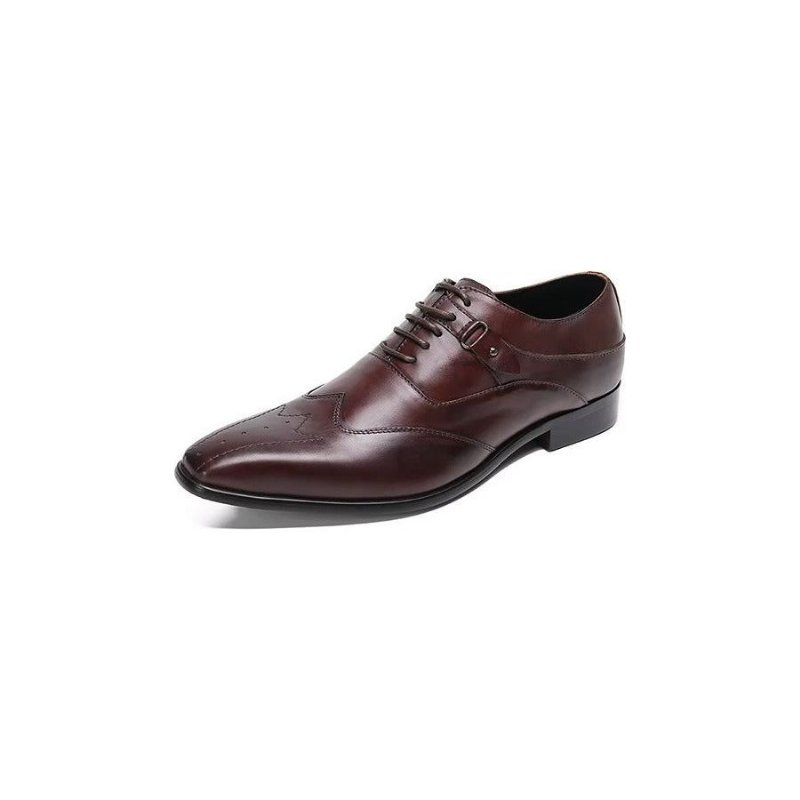 Formele Herenschoenen Luxe Oxford-schoenen Met Vierkante Neus