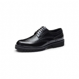 Formele Herenschoenen Met Reliëf Elegante Brogue-schoenen