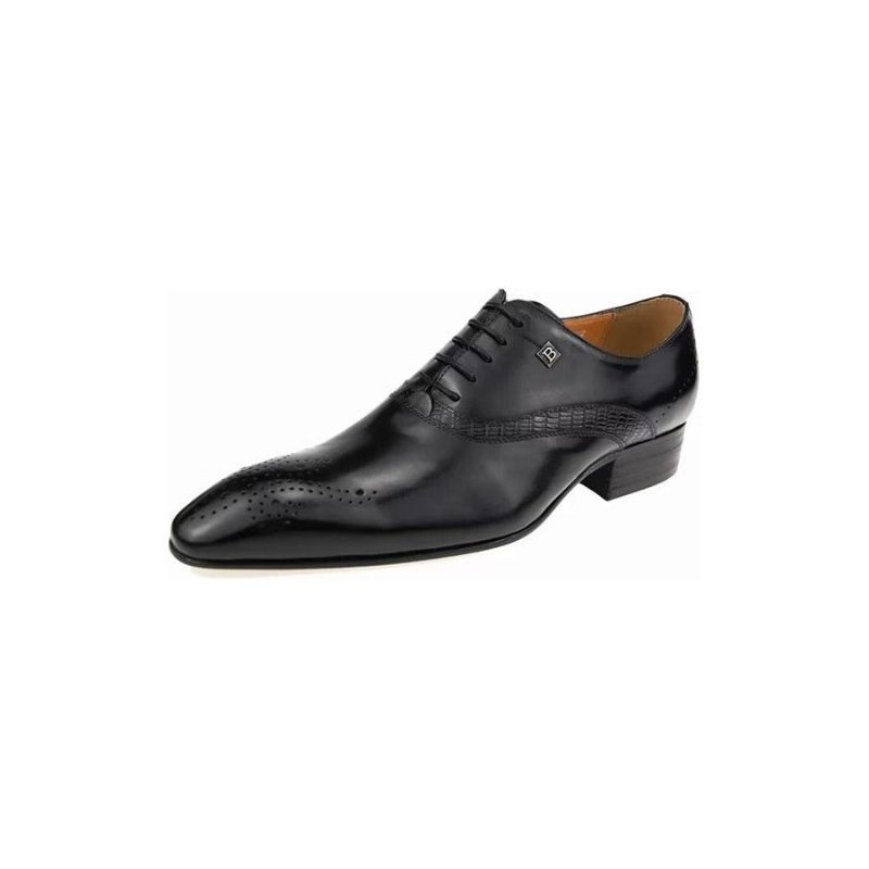 Formele Herenschoenen Modieuze Bruiloftsbrogues - Zwart