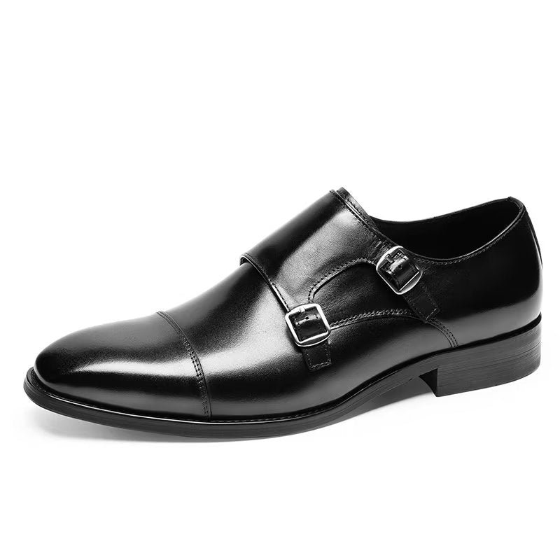 Formele Herenschoenen Monkstrap-kledingschoenen - Zwart