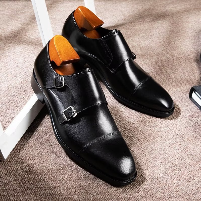 Formele Herenschoenen Monkstrap-kledingschoenen - Zwart