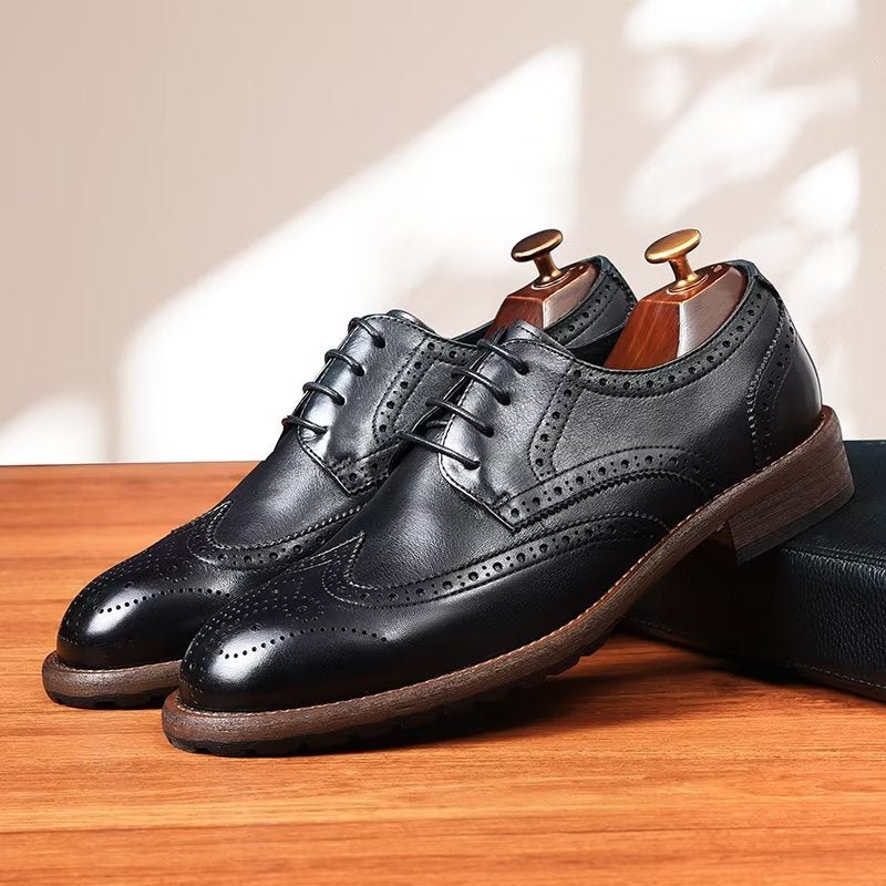 Formele Herenschoenen Prachtige Brogues - Zwart