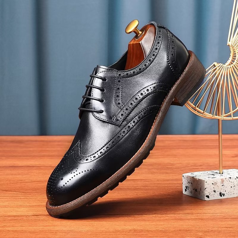 Formele Herenschoenen Prachtige Brogues - Zwart