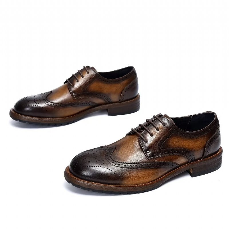 Formele Herenschoenen Prachtige Brogues - Koffie