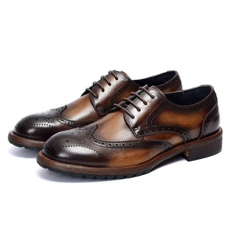 Formele Herenschoenen Prachtige Brogues - Koffie