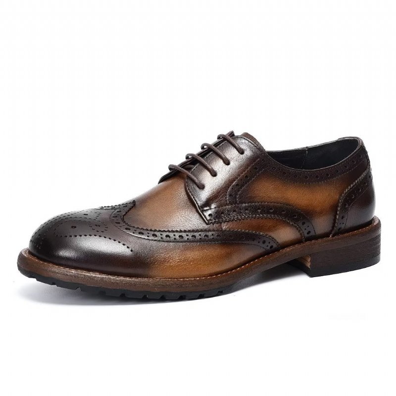 Formele Herenschoenen Prachtige Brogues - Koffie