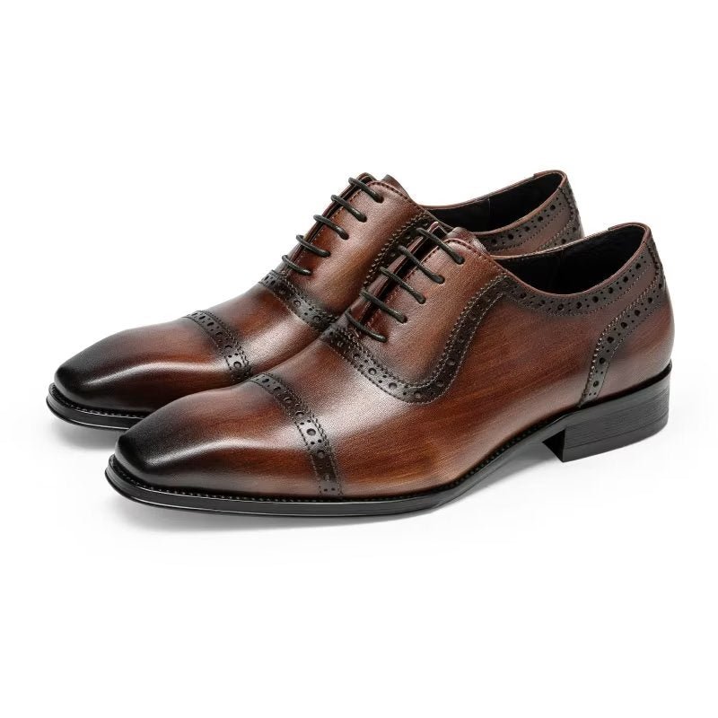 Formele Herenschoenen Stijlvolle Brogues - Koffie