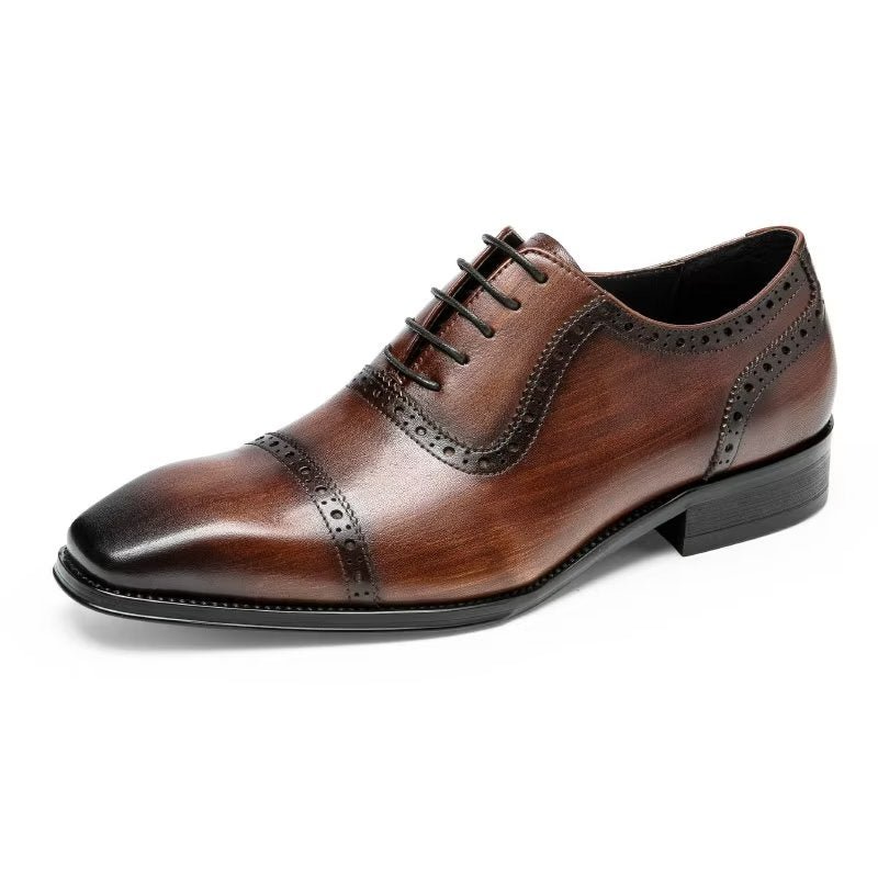 Formele Herenschoenen Stijlvolle Brogues - Koffie