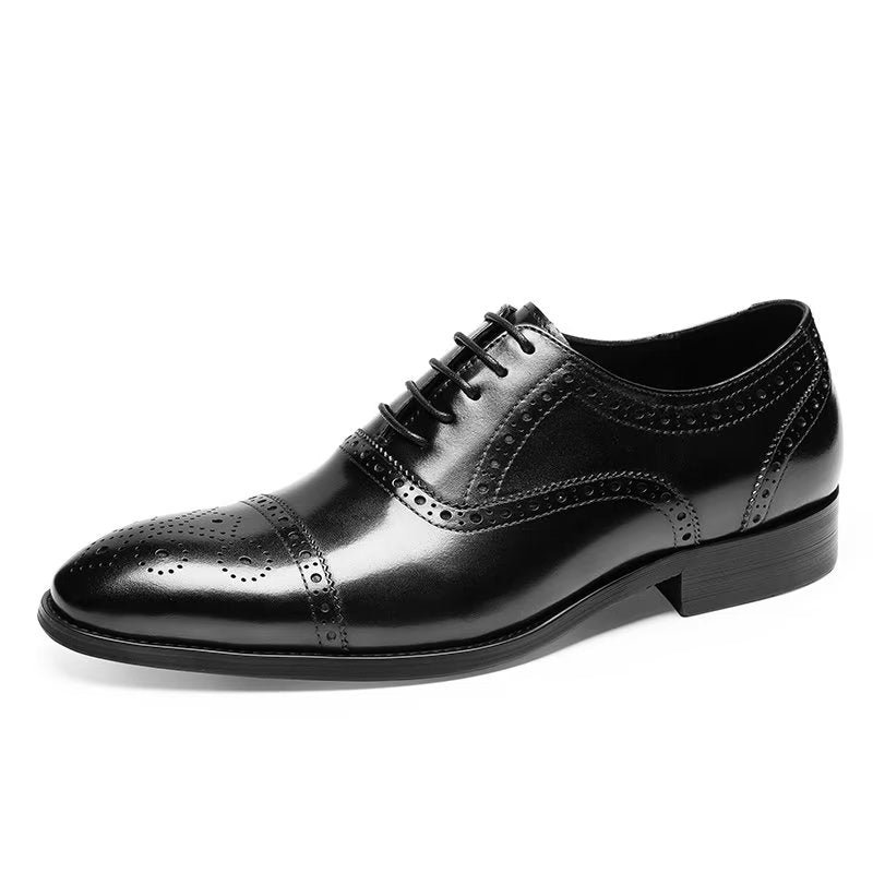 Formele Herenschoenen Stijlvolle Brogues-schoenen - Zwart