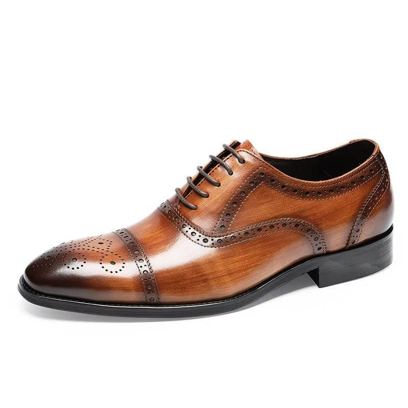 Formele Herenschoenen Stijlvolle Brogues-schoenen - Koffie