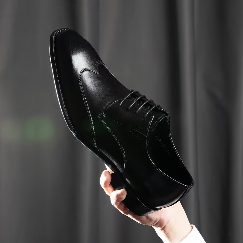 Formele Herenschoenen Stijlvolle Derbyschoenen - Zwart