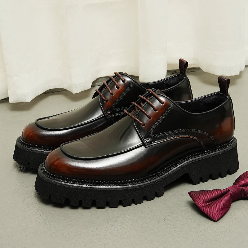 Formele Herenschoenen Stijlvolle Oxford-schoenen - Bordeauxrood