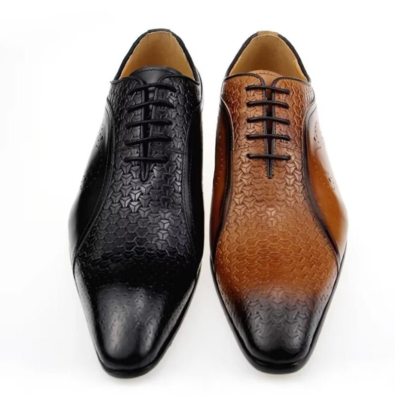 Formele Herenschoenen Stijlvolle Trouwbrogues - Zwart