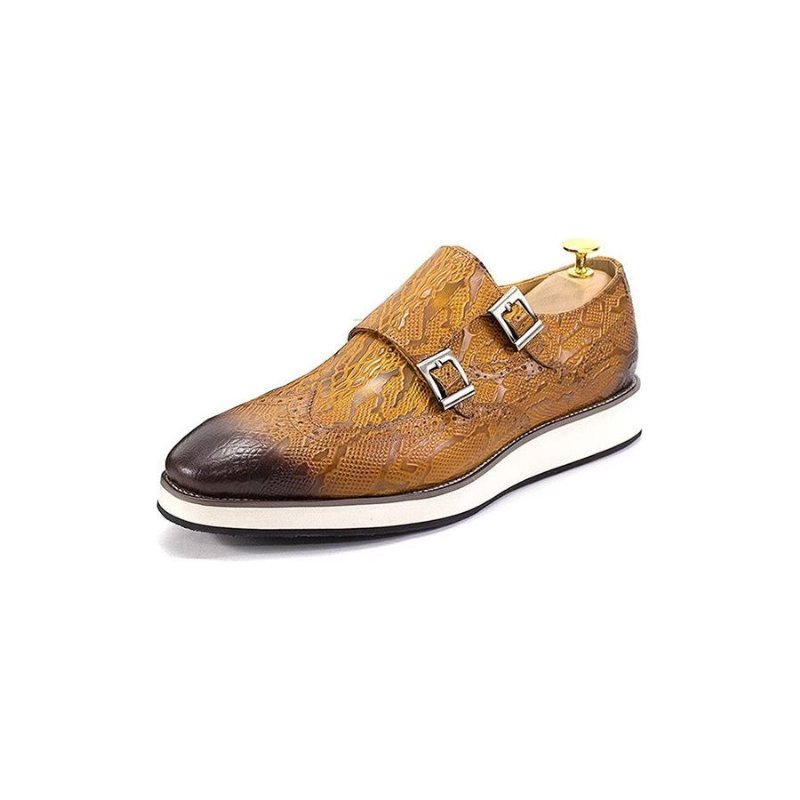 Formele Herenschoenen Weelderige Brogue Oxford-bruiloftschoenen