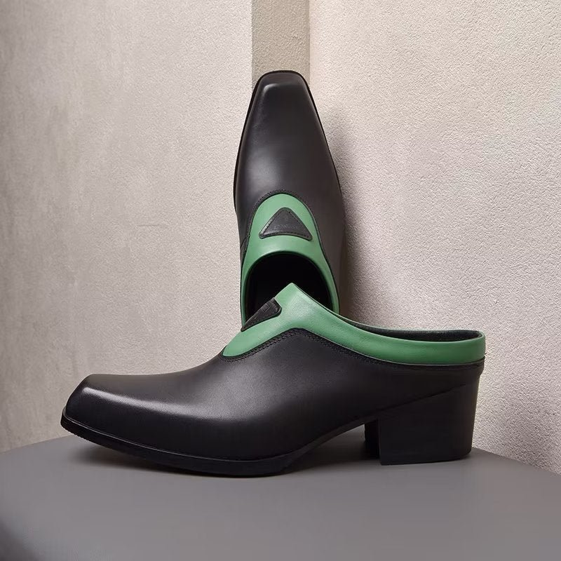 Formele Schoenen Heren Alliluxa Instapschoenen - Groen