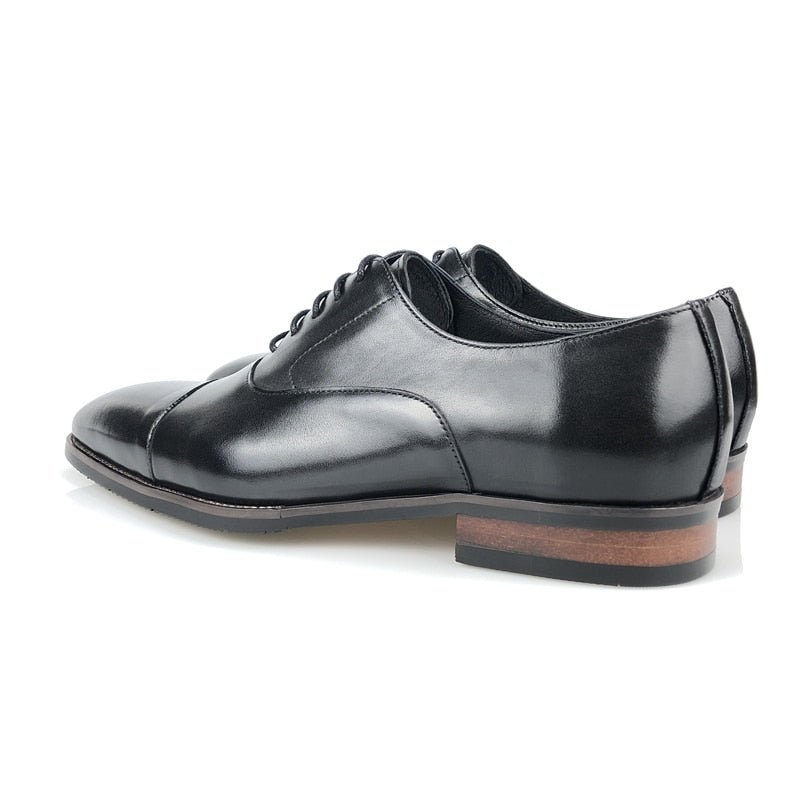 Formele Schoenen Heren Brogue-leren Veterschoenen - Zwart