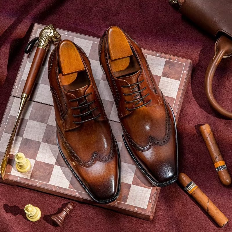 Formele Schoenen Heren Brogue-schoenen - Koffie