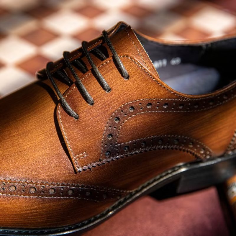 Formele Schoenen Heren Brogue-schoenen - Koffie