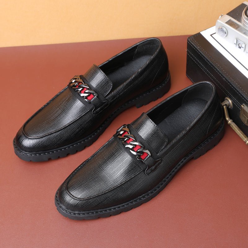 Formele Schoenen Heren Bruiloft Derby-loafers - Wit