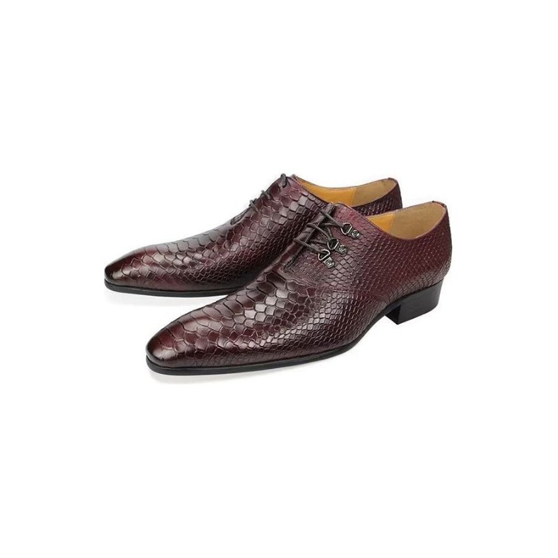 Formele Schoenen Heren Bruiloftsbrogues - Rood