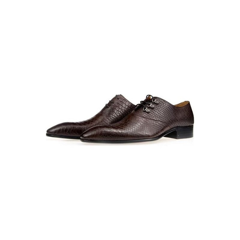 Formele Schoenen Heren Bruiloftsbrogues - Rood