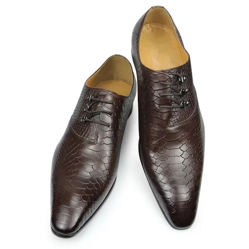 Formele Schoenen Heren Bruiloftsbrogues - Rood