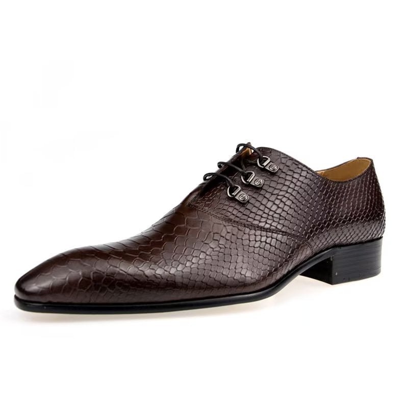 Formele Schoenen Heren Bruiloftsbrogues - Rood