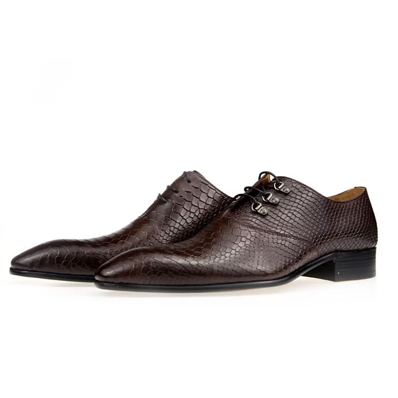 Formele Schoenen Heren Bruiloftsbrogues - Rood