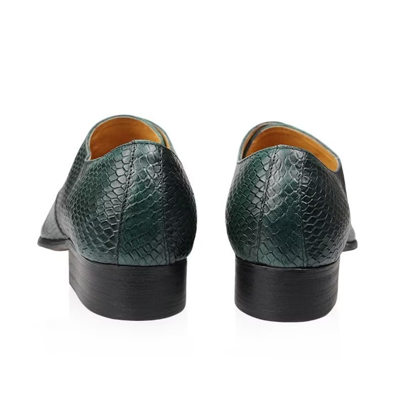 Formele Schoenen Heren Bruiloftsbrogues - Groen