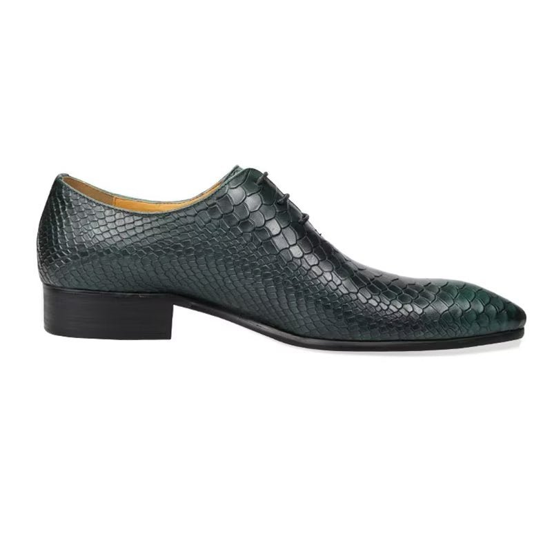 Formele Schoenen Heren Bruiloftsbrogues - Groen