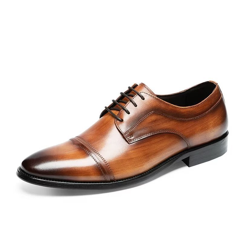 Formele Schoenen Heren Chique Derbies Nette - Koffie