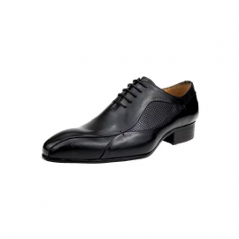 Formele Schoenen Heren Elegante Brogue-bruiloft Oxford-leren