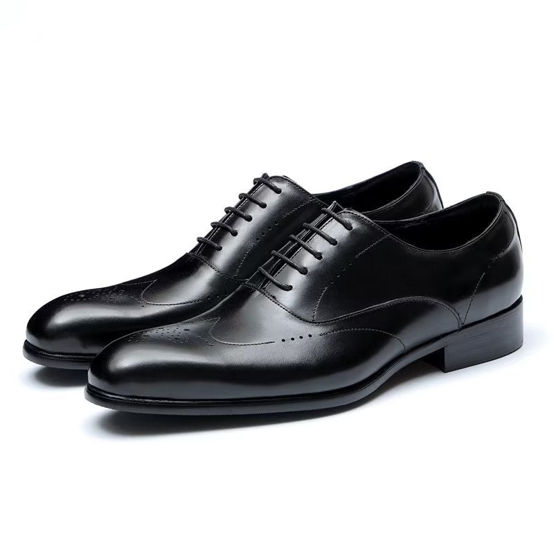 Formele Schoenen Heren Elegante Oxford-schoenen - Zwart