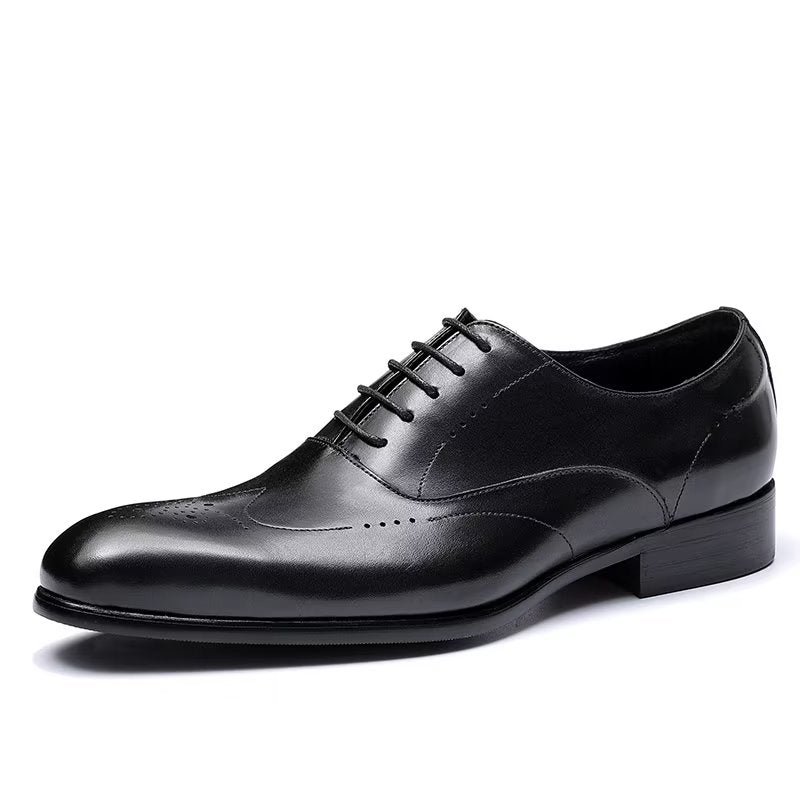 Formele Schoenen Heren Elegante Oxford-schoenen - Zwart