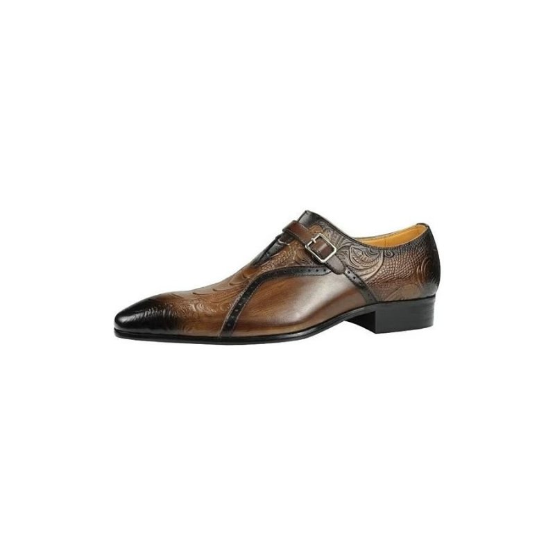 Formele Schoenen Heren Elegante Trouwbrogueschoenen Echt Leer