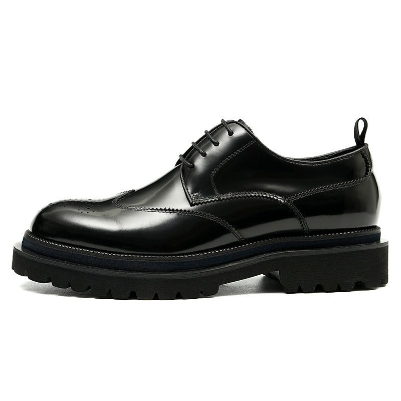 Formele Schoenen Heren Exotische Brogue-veterschoenen - Zwart