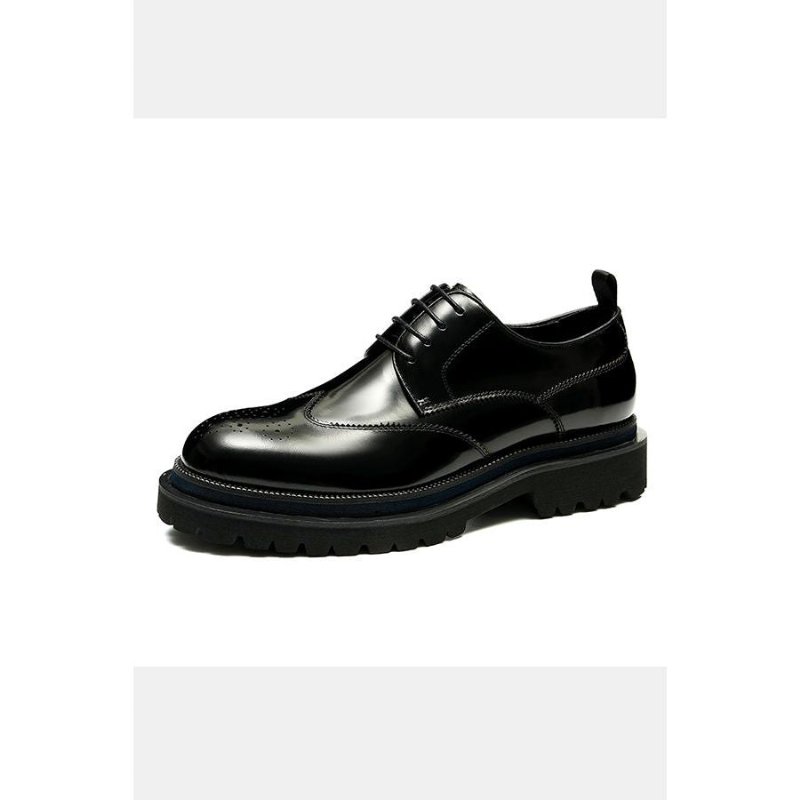 Formele Schoenen Heren Exotische Brogue-veterschoenen - Zwart