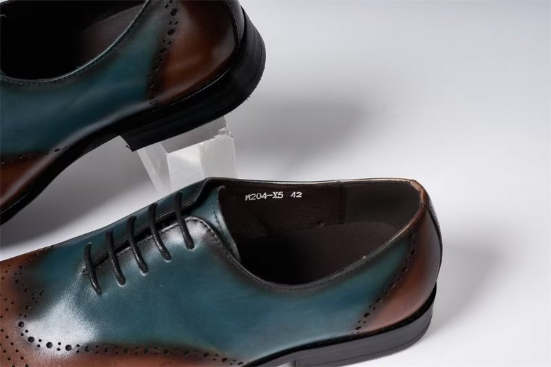 Formele Schoenen Heren Gedistingeerde Herenschoenen - Blauw