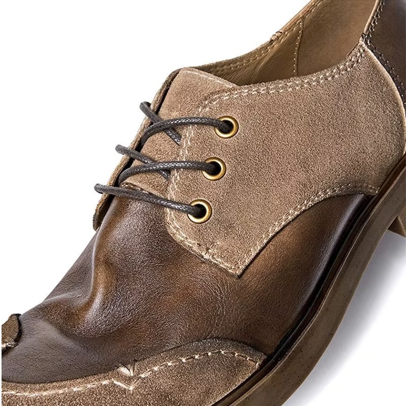 Formele Schoenen Heren Leren Nette - Koffie