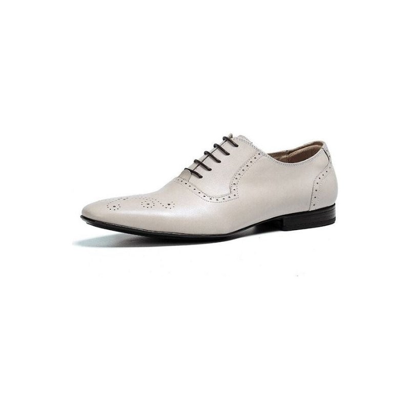 Formele Schoenen Heren Leren Nette - Wit