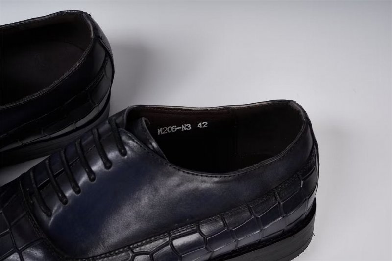 Formele Schoenen Heren Met Panache Gevulde Uitvoerende Leren - Blauw