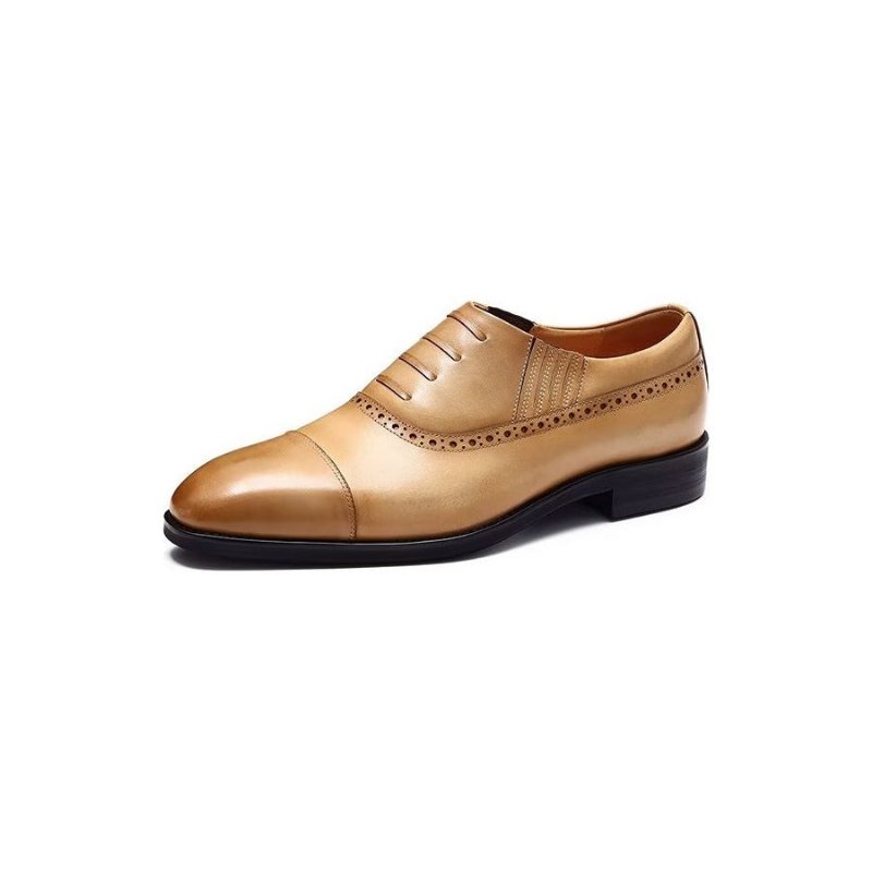 Formele Schoenen Heren Oxford-casual Met Veters - Bruin