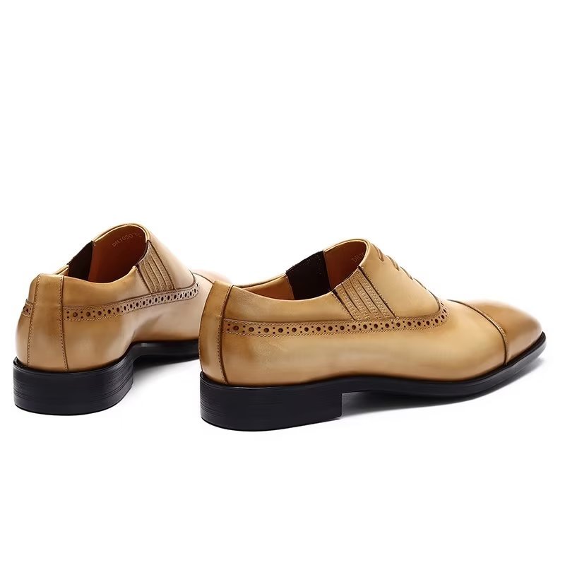 Formele Schoenen Heren Oxford-casual Met Veters - Bruin