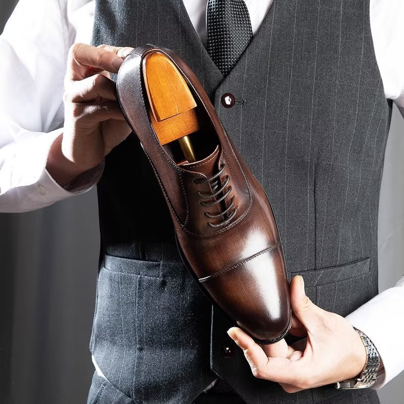 Formele Schoenen Heren Oxford-schoenen - Koffie