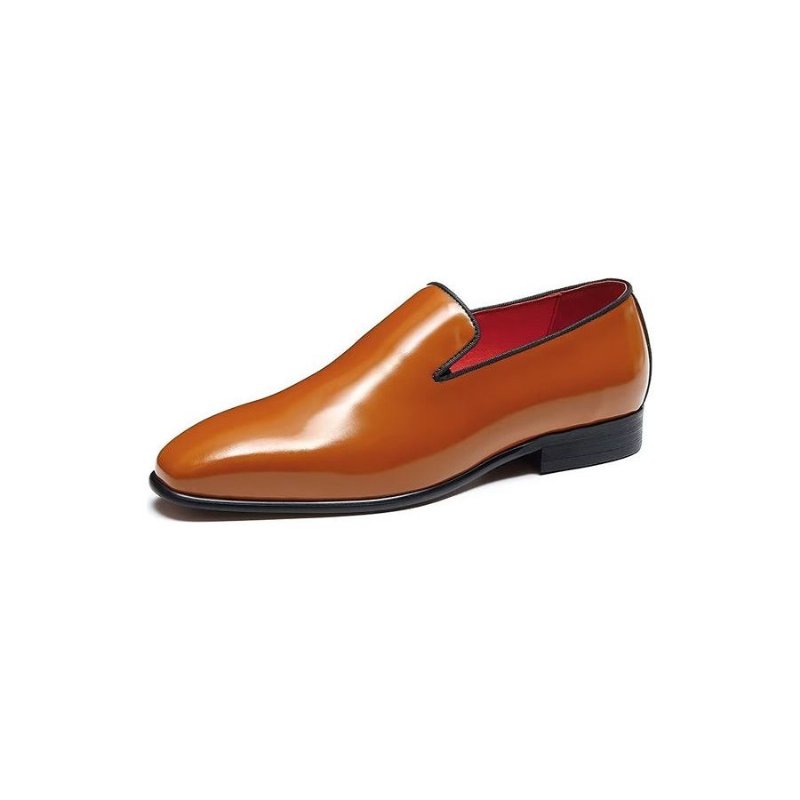 Formele Schoenen Heren Slip-on Brogue-schoenen - Koffie